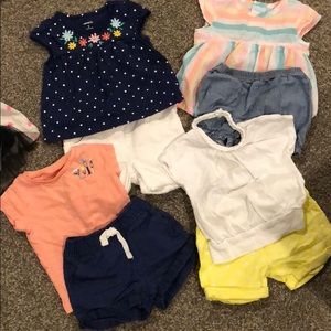 Summer outfits- 4 total (8 pieces)